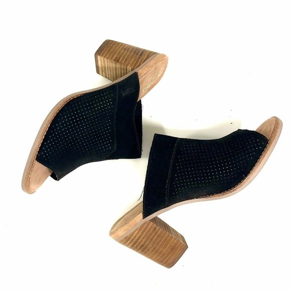 TOMS Size 8.5 W Leather Majorca Mule Sandal - Picture 8 of 9